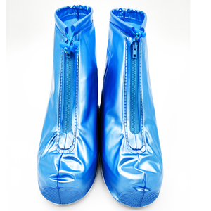 Impermeabile Riutilizzabile Antipioggia Antiscivolo <span class=keywords><strong>In</strong></span> Gomma Del <span class=keywords><strong>Silicone</strong></span> Calzini Pioggia Copriscarpe Protezioni per Esterno - Product Image 2