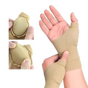 1 Par de Guantes de Compresión para Muñeca con Soporte Aislante y Transpirable de Spandex, Almohadillas de Gel para Pulgar, para Lesiones y Artritis - Product Image 2