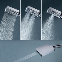 Pommeau de douche portatif ABS à 4 fonctions 106 x 138 mm avec pistolet pulvérisateur Y10021