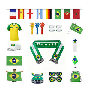 Écharpe de supporter de football Gahumi 2026 Amérique du Nord Brésil, nouveau modèle, écharpe de football personnalisée, logo personnalisé, football - Product Image 1