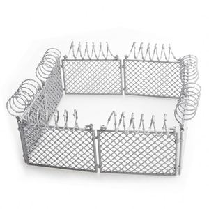 <span class=keywords><strong>Set</strong></span> di 40 Pezzi di Recinzione per Container Militari, Rete di Isolamento in Plastica, Blocchi da Costruzione, Giocattolo per Ragazzi - Product Image 4