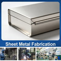 Fabrication sur mesure de tôles en acier inoxydable électroplaqué, découpe laser, pliage, soudage, boîtier métallique