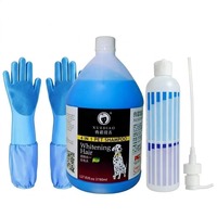 Shampooing tout usage pour animaux de compagnie, huile de vison concentrée pour chiens et chats, gants de toilettage, kit de dilution, vente en gros, personnalisable
