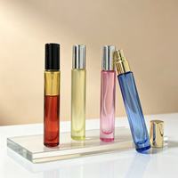 Flacon de parfum carré vide en verre DongFang Glass TXZ-730 10ml 15ml 20ml avec pompe pulvérisatrice, diffuseur à bâtonnets, anti-fuite, sérigraphié