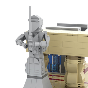 MOC2092 Space Wars <span class=keywords><strong>Film</strong></span> Temple Purge Modèle Assembler DIY Briques Éducatifs Bloc de Construction Jouets pour Enfants 547Pcs - Product Image 3
