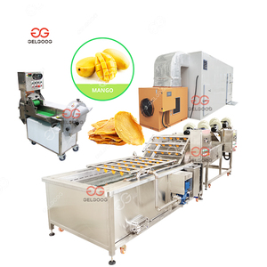 Línea de Procesamiento de Fresas, Plátanos, Patatas, Melocotones Secos y Batatas con Cortadora, Motor PLC y Acero Inoxidable de Alta Calidad - Product Image 4