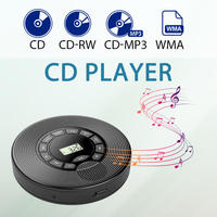 Reproductor de CD Portátil con Altavoces Estéreo Dobles, Reproducción de Velocidad Variable y Repetición A-B