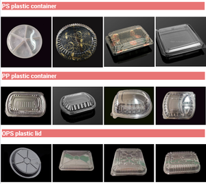 Tam giác trong suốt dùng một lần <span class=keywords><strong>PS</strong></span> nhựa cupcake Container có nắp đậy cho bánh sandwich bao bì hộp nhựa - Product Image 6