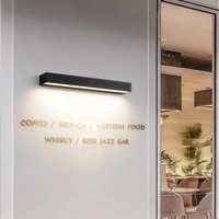 Lampes murales Savia Led pour porte d'entrée, étanches IP65, pour jardin, véranda, extérieur, couloir, allée, balcon, éclairage mural haut et bas