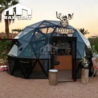 Dôme de tente dôme Igloo en verre 6M 7M pour café-bar et salle de réception au Moyen-Orient