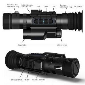 Monoculaire de vision nocturne thermique ultime pour l'extérieur avec calculatrice balistique, écran OLED HD et zoom 8x - Product Image 3