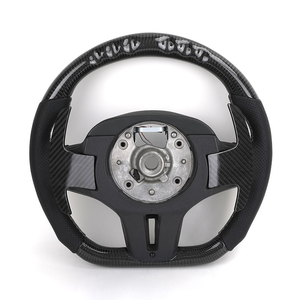 Volante in Pelle Semi-Perforata Riscaldato con LED e Carbonio per <span class=keywords><strong>BMW</strong></span> <span class=keywords><strong>G11</strong></span> G15 G20 G30 G31 M2 G87 M3 G80 M4 G42 G82 M5 F90 X5M F95 F96 - Product Image 2