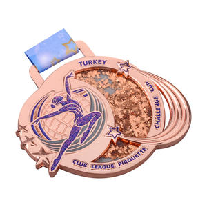 Medalla de premio de liberación de Kuwait de Arabia Saudita personalizada de fábrica de 20 años con barra de cinta en estuche verde original - Product Image 1