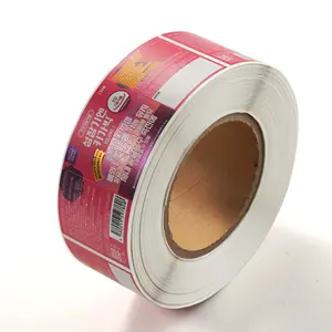 Custom Silver PTE Sticker Printing Silver Foil Label Die Cutting Stickers Glossy Roll To Roll Digital Label Printing