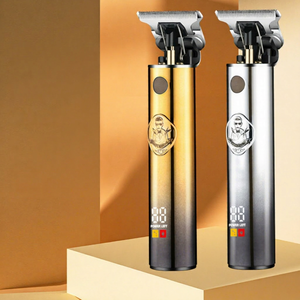 Tondeuses à cheveux électriques professionnelles avec écran numérique, corps métallique, moteur sans balais pour usage domestique et en salon - Product Image 1