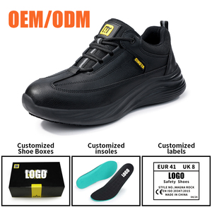 Zapatos de Seguridad Diarios para Hombre GUYISA, Parte Superior de Microfibra, Suela <span class=keywords><strong>MD</strong></span> Antideslizante y Resistente, para Uso en Todas las Estaciones - Product Image 4
