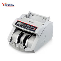 Machine à compter de billets de banque multi-fonction, meilleure vente, avec détecteur d'argent