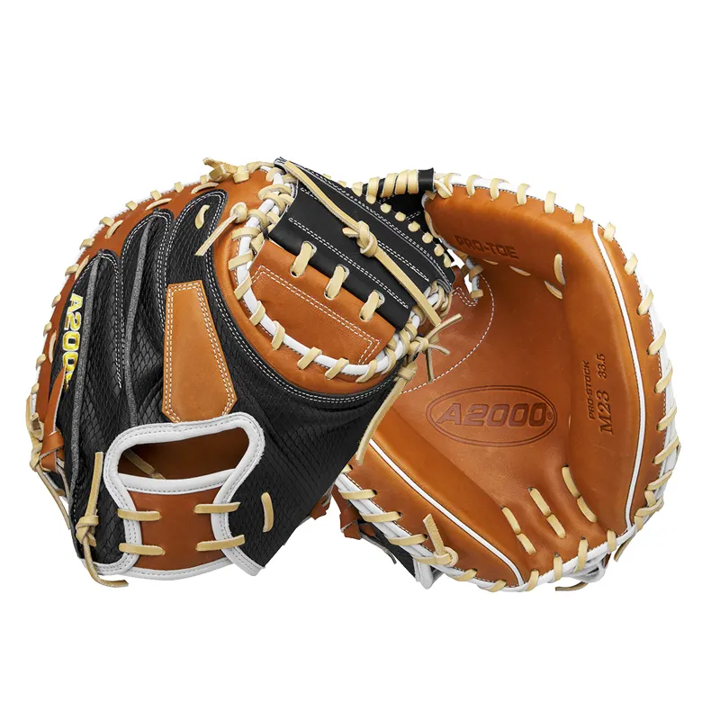 1 Moq Luxury Cowhide Cow Split Custom Wholesale Youth Kip Japanese Leather Catcher Baseball Glove Manufacturer