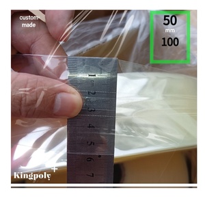 Bolsas de envoltura termorretráctil de plástico POF/PVC transparentes personalizadas para embalaje, película termorretráctil transparente - Product Image 4