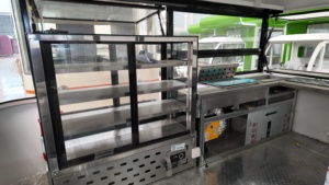 Remorque alimentaire mobile commerciale avec chariot à snacks électrique et cuisine complète <span class=keywords><strong>pour</strong></span> la restauration de rue en extérieur - Product Image 6