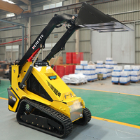 Minipala cingolata compatta diesel Derette V1000 Pro EPA XC1100 con benna a grappolo per edilizia agricola