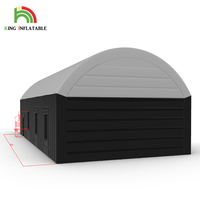 Abri temporaire gonflable grand entrepôt voiture Garage football volley-ball badminton tente gonflable multifonctionnelle maison
