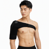Attelle d'épaule tricotée respirante réglable OEM – Manchon de compression pour soulager la douleur à l'épaule