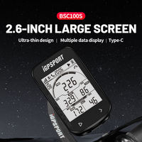 Ordinateur de vélo BSC100S IGS, compteur de vélo sans fil BLE ANT, 2,6 pouces, étanche, chronomètre pour VTT et vélo de route