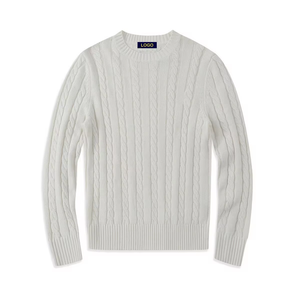 Unisex Crochet Bông Áo len chống nhăn dệt kim ODM mô hình tùy chỉnh mùa đông mùa thu số lượng lớn Áo Len Nam - Product Image 4