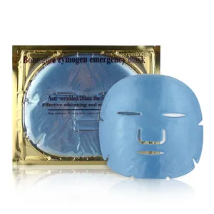 Marque privée coréenne de soins de la peau collagène cristal spa 24k or blanchissant hydratant masque facial hydratant feuille de beauté OEM