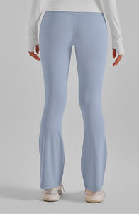 Pantalones de Yoga de Cintura Alta y Corte Ajustado, Cintura Elástica, Sensación de Piel Desnuda, Transpirables, de Secado Rápido, Diseño Reversible - Product Image 3