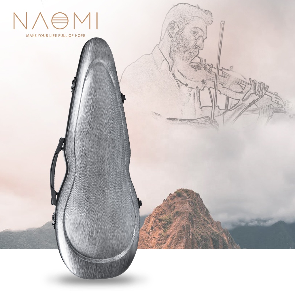 NAOMIバイオリンケース4/4フルサイズカーボンコンポジット素材