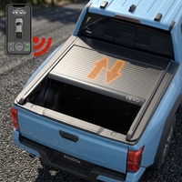Nouvel accessoire pour pick-up 2024 : Couvre-caisse rigide pliable en aluminium de qualité professionnelle, étanche et verrouillable pour RAM 1500 2500 2019-2026