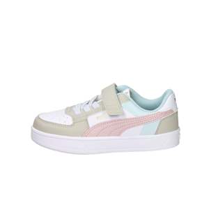 Zapatillas Puma para Niña, Blancas y Rosas, con Cierre de Velcro, Estilo Deportivo - Product Image 1