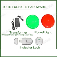 Disesuaikan 12-18mm hpl-sarang lebah aksesoris tahan air lampu LED Toilet lemari partisi Modern kantor bangunan terbuat dari seng Alloy