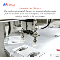 Machine de scellage automatique pour capsules de café en aluminium, machine de remplissage de dosettes Nespresso avec couvercles en aluminium