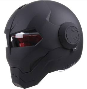 공장 가격 귀여운 아이언맨 해골 헬멧 ABS 소재 오토바이 타기를위한 새로운 조건 - Product Image 1