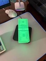 Lampe de chevet LED magnétique à lévitation 3D GTA Toy Moon Dollar, contrôle tactile, base rotative, à brancher, pour chambre, bureau, décoration de bureau