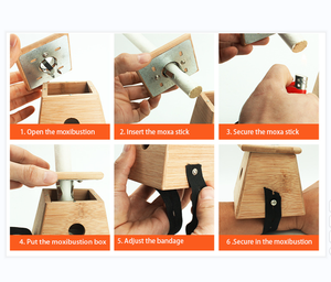 Atacado de Alta Qualidade Quente Moxabustão Pura <span class=keywords><strong>Moxa</strong></span> Sticks Handmade absinto selvagem fumado moxabustão tiras - Product Image 6