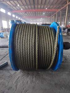 6X19 7X19 + <span class=keywords><strong>wsc</strong></span>/iws เชือกลวดเหล็กชุบสังกะสี - Product Image 5