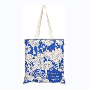 Wholesale Custom Printed Logo Natural Cotton <b>Canvas</b> <b>Tote</b> Shopping Bag Recycled Letter Pattern - Product Image 5