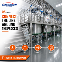 Machine de fabrication de savon liquide Imberson 10000L clé en main avec mélangeur sous vide, ligne de production automatique à haute productivité