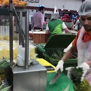 Machine à peler les ananas motorisée à haute efficacité et économie d'effort, en acier inoxydable, facile à utiliser, pour usage commercial, tension personnalisable - Product Image 6