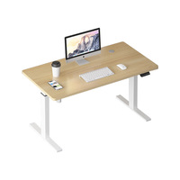 Bureau à panneau numérique Tables électriques à hauteur réglable Bureau d'ordinateur debout pour le bureau Bureau de levage à double moteur