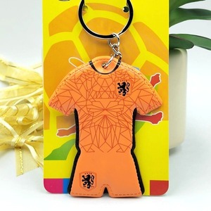 Nouveau style, porte-clés de simulation de football, pendentif de sac, maillot de football, porte-clés, <span class=keywords><strong>mini</strong></span> t-shirt, porte-clés souvenir - Product Image 2