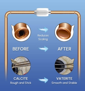 Système adoucisseur d'eau Brisk 2026 pour eau dure, inhibition <span class=keywords><strong>terminale</strong></span> de la tache calcique, anti-calcaire, détartrant pour inhibiteur de calcaire - Product Image 4