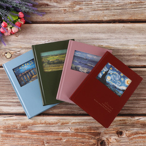 Oil Painting Hot Stamping Hollowed Out Hardcover <strong>Book</strong> MAD56 Vintage <strong>Notebook</strong> for Reading Notes Writing &amp; Gift - Product Image 2