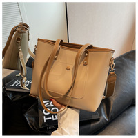 Sacs fourre-tout à fermeture éclair, sacs à main de luxe en cuir pour femmes, sacs à bandoulière grande capacité, sacs fourre-tout en cuir PU de couleur unie