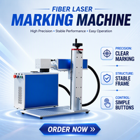 Nouvelle machine de marquage laser à fibre Raycus JPT 30W 50W 100W, refroidie par eau, haute précision, CNC pour métal, usage domestique, compatible DXF/AI/DWG