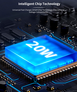 2025 tốt nhất người bán du lịch Sạc Adapter QC3.0 pd20w USB-A + C đa cổng USB C sạc với LED ánh sáng - Product Image 4